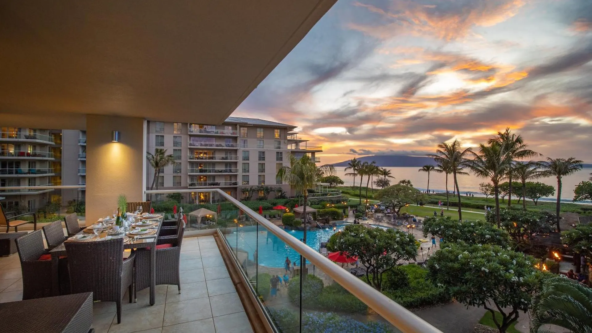Oceanfront Views Above Dukes - Wrap Around Lanai - Outdoor Kitchen Honua Kai H351 Villa Lahaina